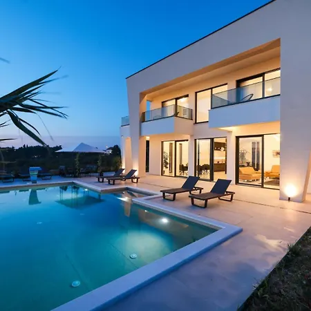 Willa Luxury Odeona With Panoramic Seaview Zadar