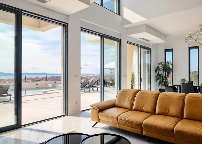 Luxury Odeona With Panoramic Seaview Zadar