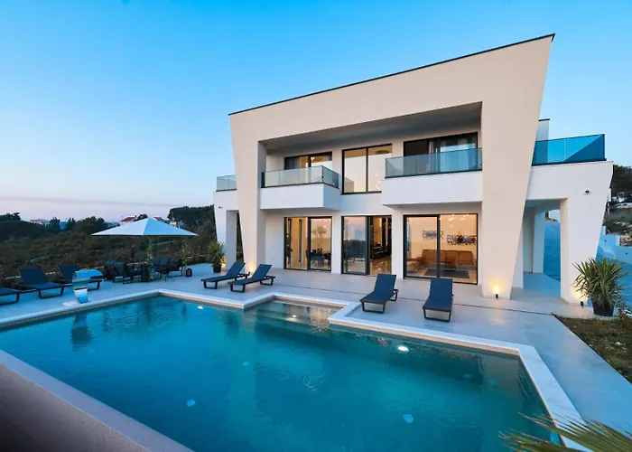 Luxury Odeona With Panoramic Seaview Villa Zadar